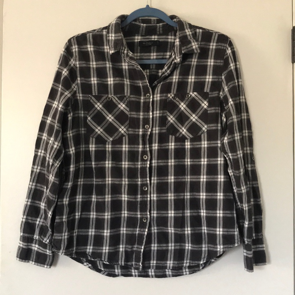 Plaid button up shirt